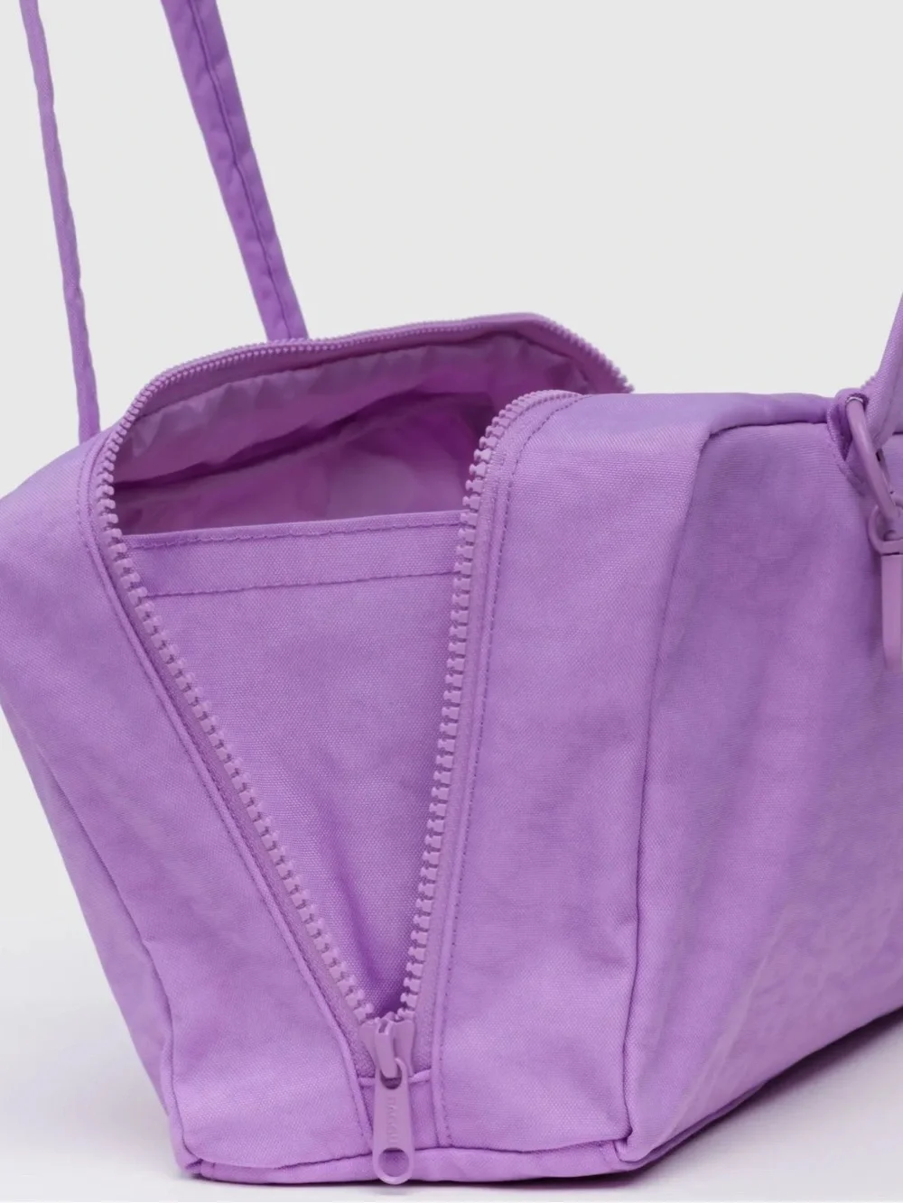 NWT BAGGU Nylon Bowler Bag Rose - Picture 9 of 13